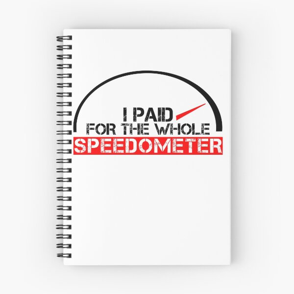 Item preview, I paid for the whole speedometer Black, red, white - ironic designed and sold by Honest-Quotes.