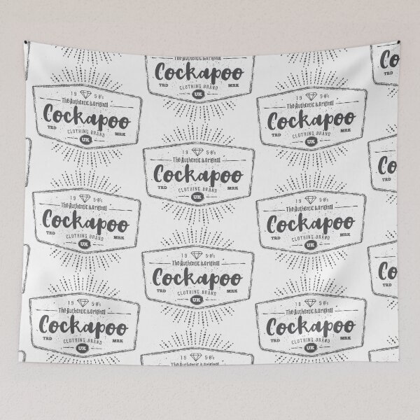 Item preview, Vintage Cockapoo (dark grey) designed and sold by CarpenterPhoto.