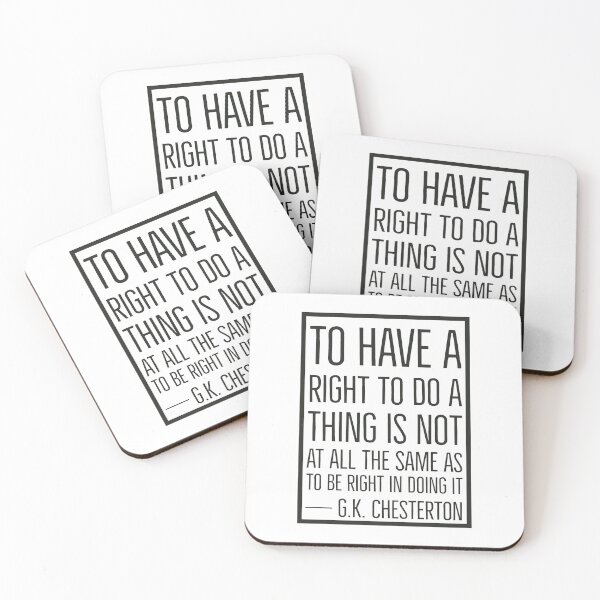 Item preview, GK Chesterton Quotes - Rights designed and sold by HalpinDesign.