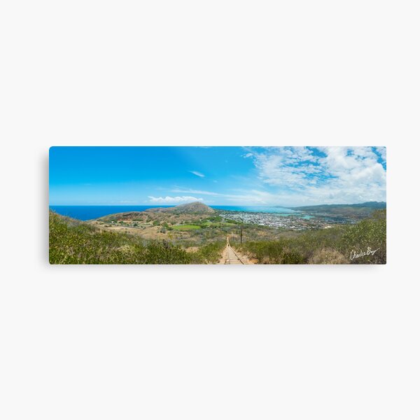 It's a long way to the top Metal Print