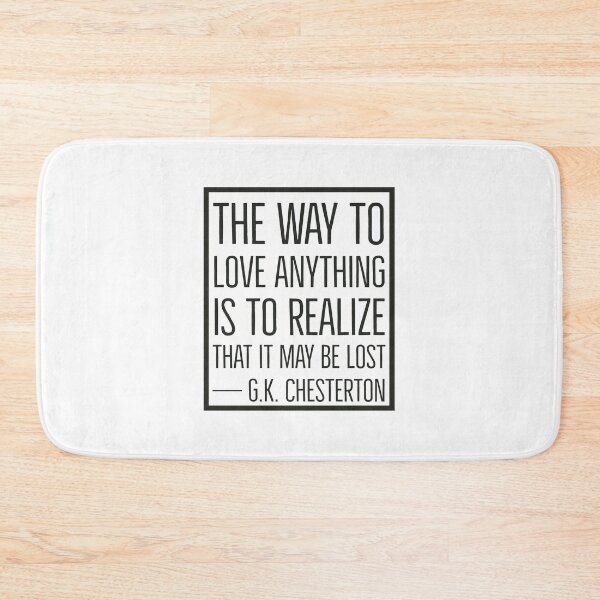 Item preview, GK Chesterton Quotes - Love designed and sold by HalpinDesign.