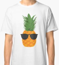 Cool Pineapple With Sunglasses Classic T-Shirt