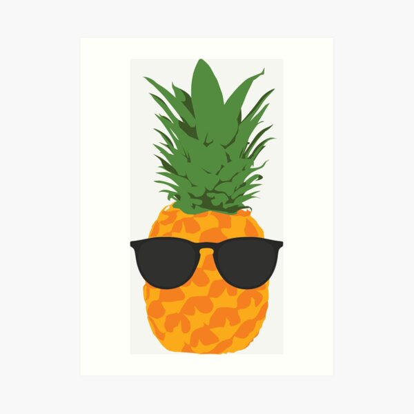 a pineapple character wearing sunglasses 25723635 Vector Art at Vecteezy