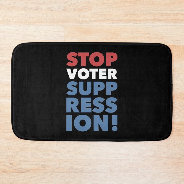 Item preview, Stop Voter Suppression designed and sold by Ellie and Jack.
