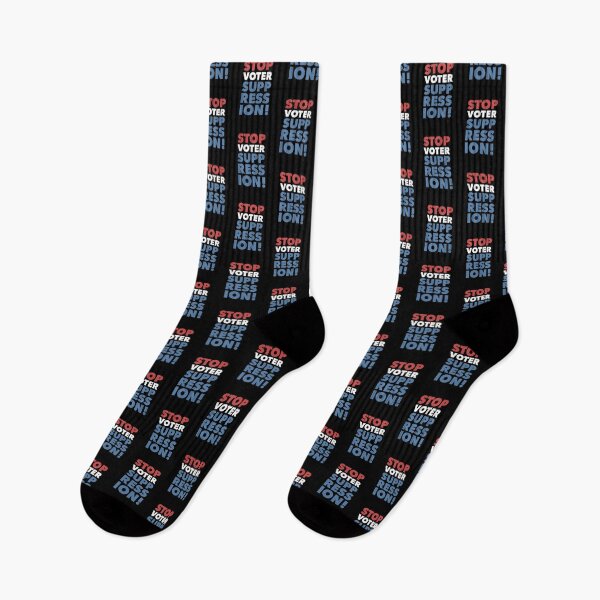 Item preview, Stop Voter Suppression designed and sold by Ellie and Jack.