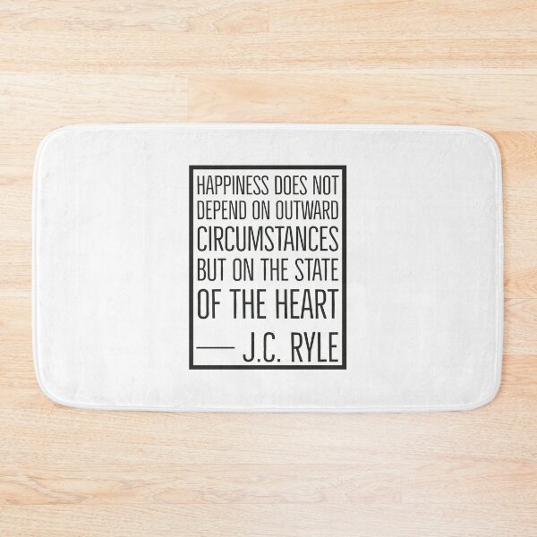 Item preview, JC Ryle Quotes - Happiness designed and sold by HalpinDesign.