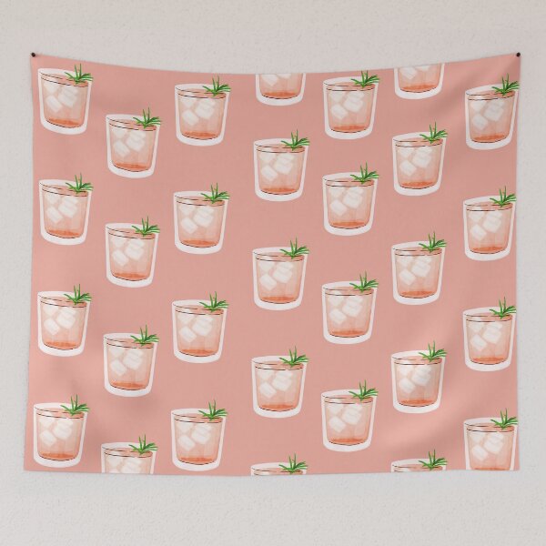 Item preview, Pink Cocktails on ice  designed and sold by Crayonjar.