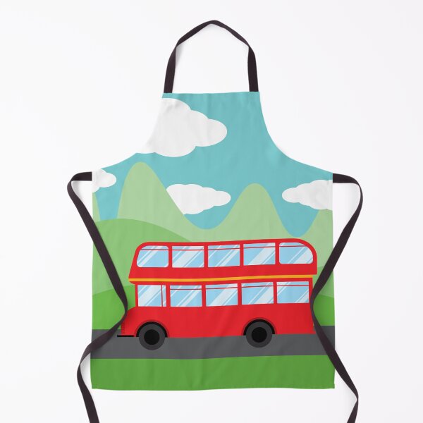 Item preview, Red Bus Landscape designed and sold by LydiaHDesigns.