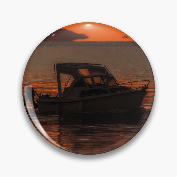 Item preview, Boat in the Mediterranean sea  designed and sold by ritadilalla.