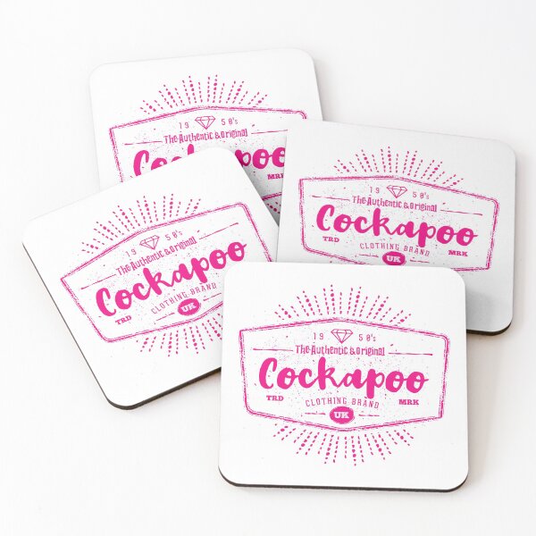 Item preview, Vintage Cockapoo (bright pink) designed and sold by CarpenterPhoto.