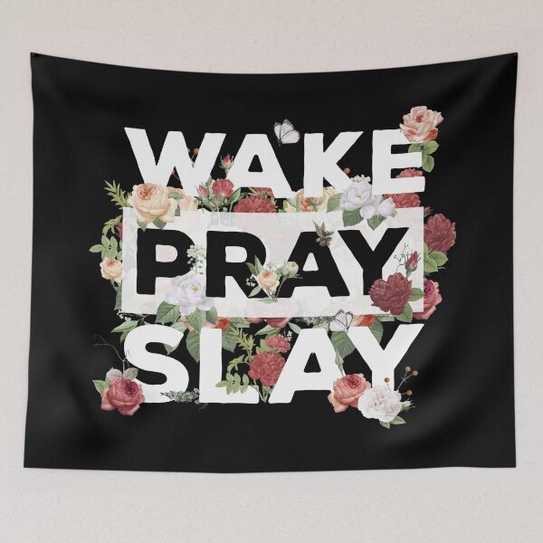 Item preview, Wake Pray Slay - SPRING designed and sold by Prescilla Apon.