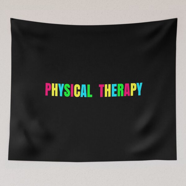 Item preview, Physical Therapy. Beautiful multicolored Physiotherapy text design. .  designed and sold by doctors-apparel.