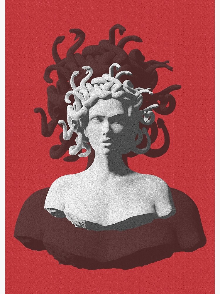 Gorgon Medusa Greek mythology, digital illustration Stock Illustration