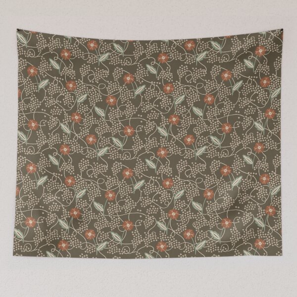 Item preview, Ramble floral pattern designed and sold by Happy Mouse Studio.