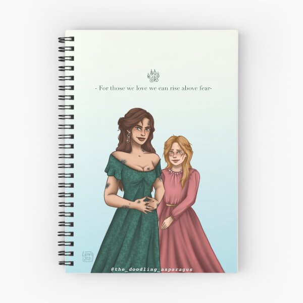 Item preview, Lysandra and Evangeline quote print designed and sold by DoodlingLenn.