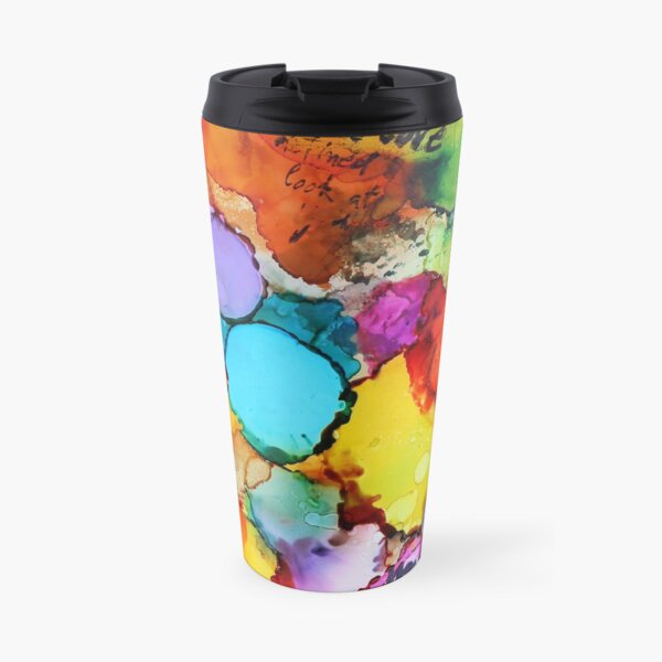 Happy III (happy art) Travel Mug