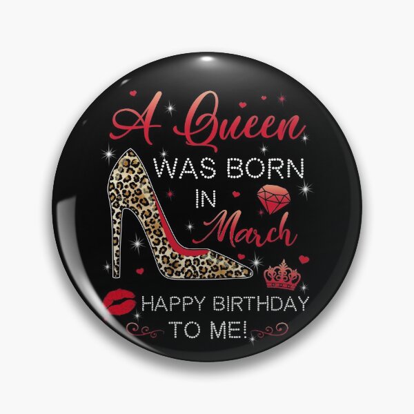 Item preview, March Leopard High Heels A Queen Was Born In March Happy Birthday designed and sold by Master Jay.