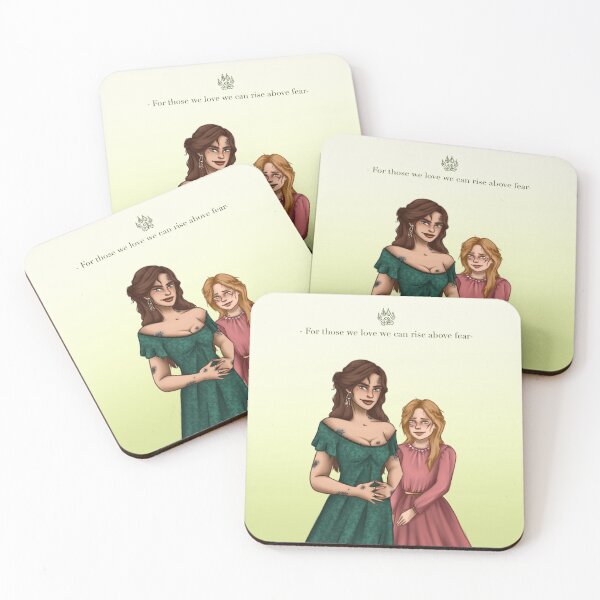 Item preview, Green Lysandra and Evangeline quote print designed and sold by DoodlingLenn.