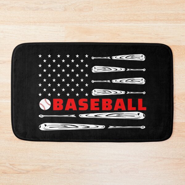 Artikelvorschau, Baseball Fans Patriotische amerikanische Baseballschläger Flagge entworfen und verkauft von ThreadsNouveau.