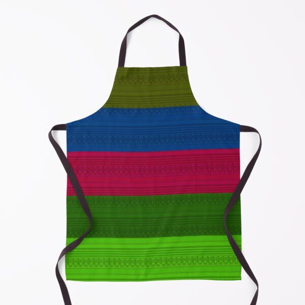 Item preview, bright multicolored striped ethnic ornament designed and sold by fuzzyfox.
