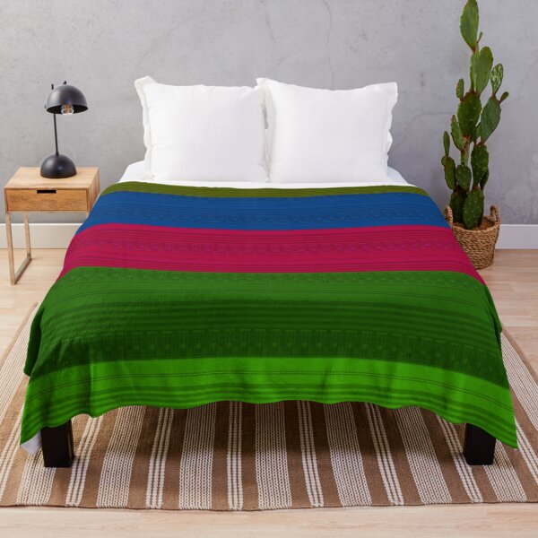 Item preview, bright multicolored striped ethnic ornament designed and sold by fuzzyfox.