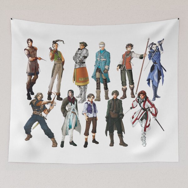 Item preview, Suikoden Boys Character Set designed and sold by sincefunk.
