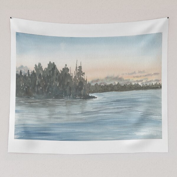 Item preview, Sunset over Rat Lake designed and sold by BeyondThePOST.