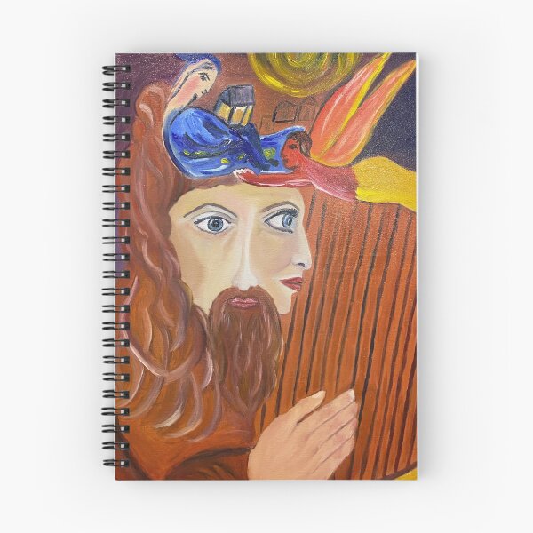 Item preview, King David and Visavis, modern art, Chagall, Individuäll designed and sold by Bach-art.