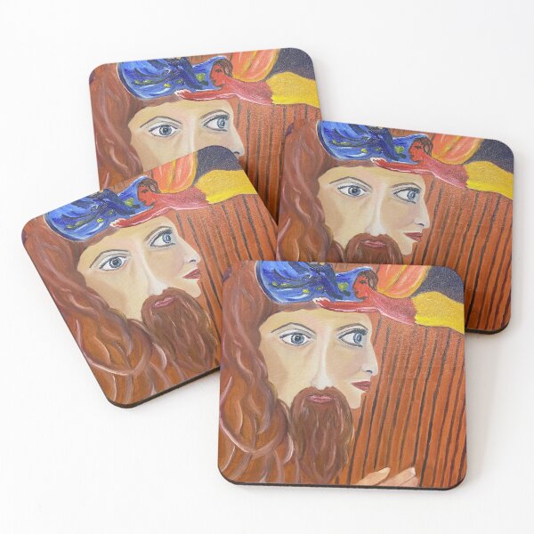 Item preview, King David and Visavis, modern art, Chagall, Individuäll designed and sold by Bach-art.