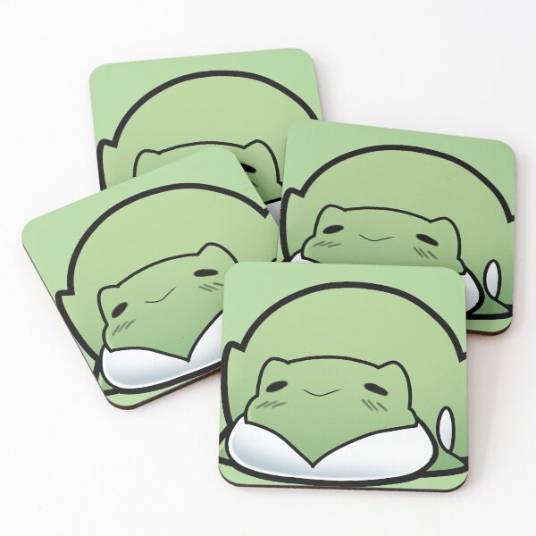 Item preview, Sleepy chubby cute frog designed and sold by Monstralgam.