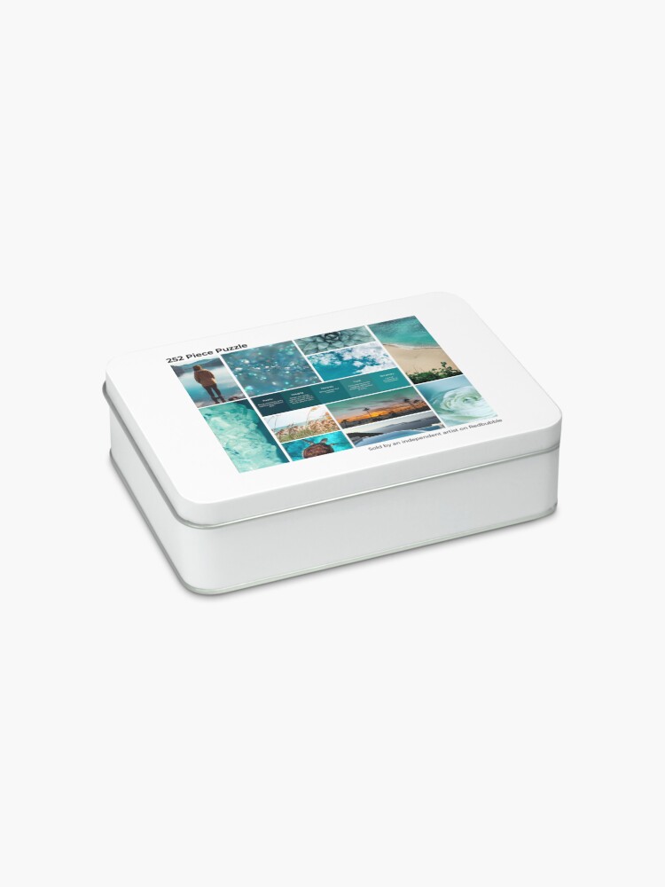 Alternate view of Turquoise Shades of Serenity. Soul Snapshot Jigsaw Puzzle