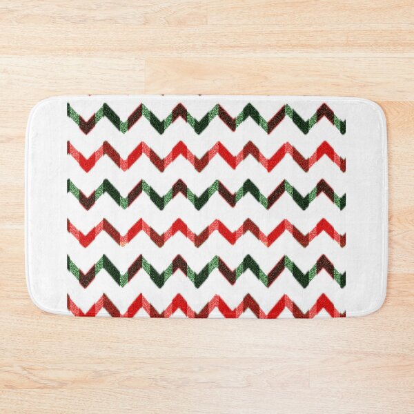 Item preview, Red White and Green Chevrons Lines designed and sold by shiko1234.