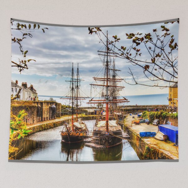 Item preview, Charlestown Tall Ships Harbor, Cornwall, UK designed and sold by Paul Thompson Photography.