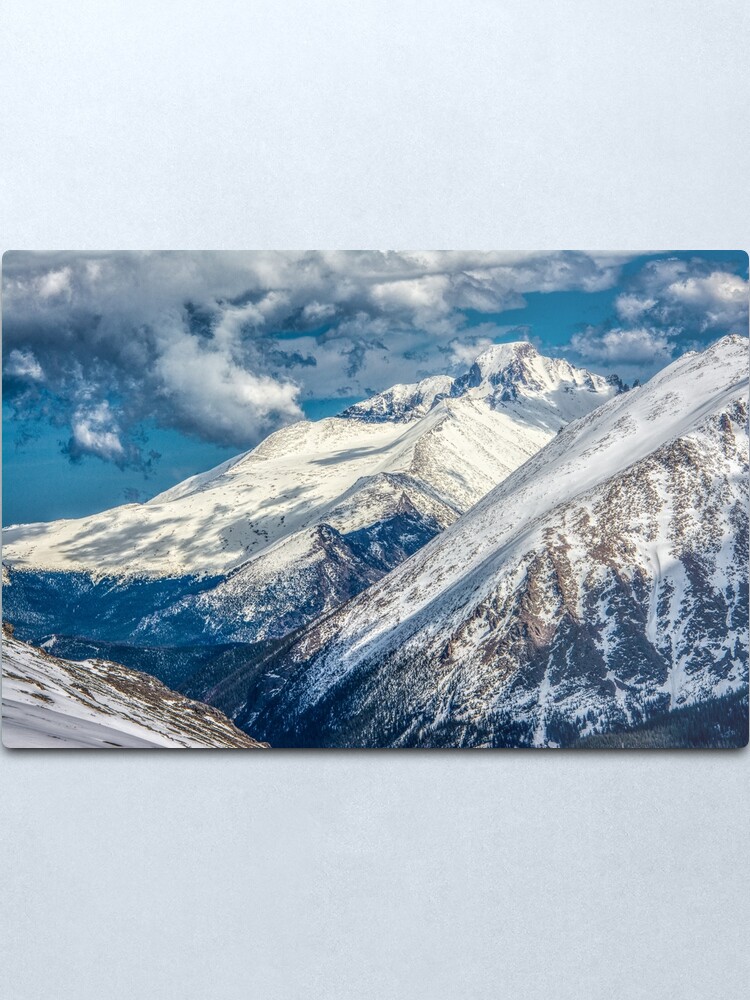 Alternate view of Shadows, Peaks And Valleys Metal Print