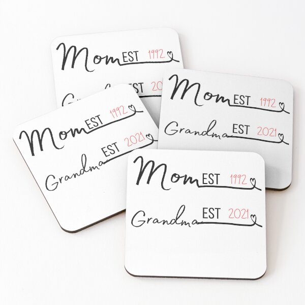 Item preview, Mom Est 1992 Grandma Est 2021-best gift for mom-best gift for nana designed and sold by PIXEcompany.