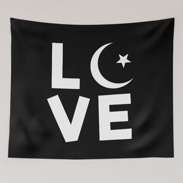 Item preview, Islam Star and Crescent Moon LOVE designed and sold by JackCurtis1991.