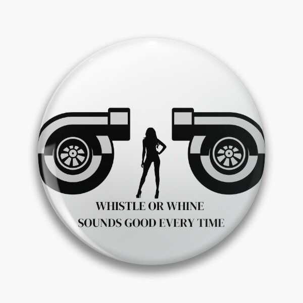 Item preview, Whistle or Whine Sounds Good Every Time Turbos Twin Turbo Spooling Silhouette Girl Boosted designed and sold by CarantinedChaos.