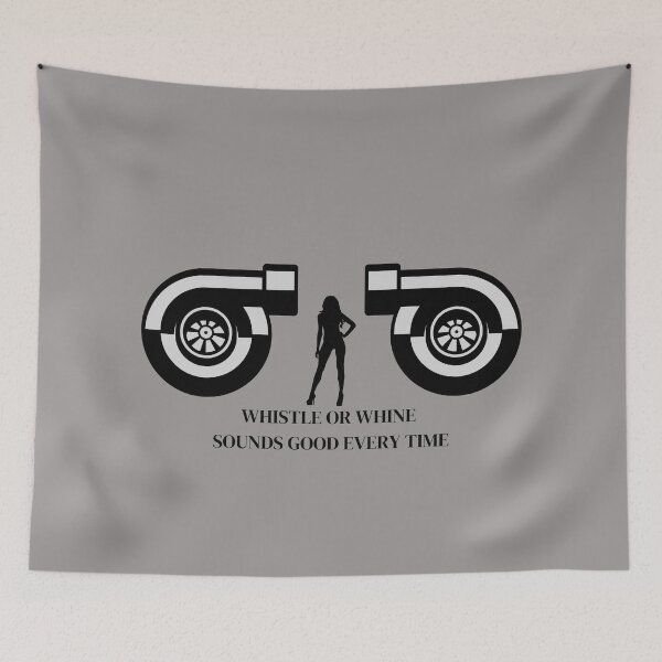 Item preview, Whistle or Whine Sounds Good Every Time Turbos Twin Turbo Spooling Silhouette Girl Boosted designed and sold by CarantinedChaos.