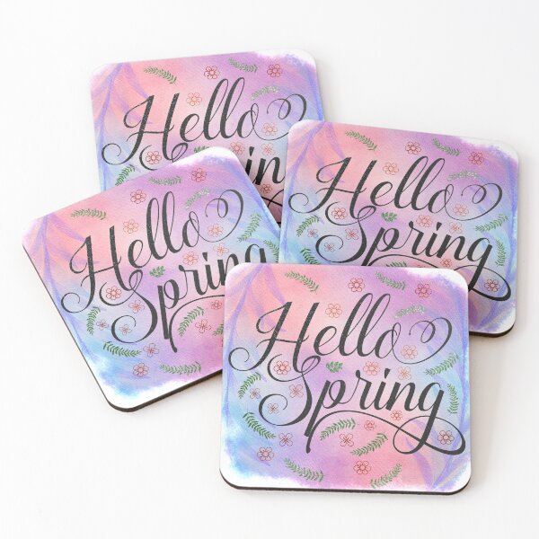 Item preview, Hello Spring in soft pastels. designed and sold by CreArtation.