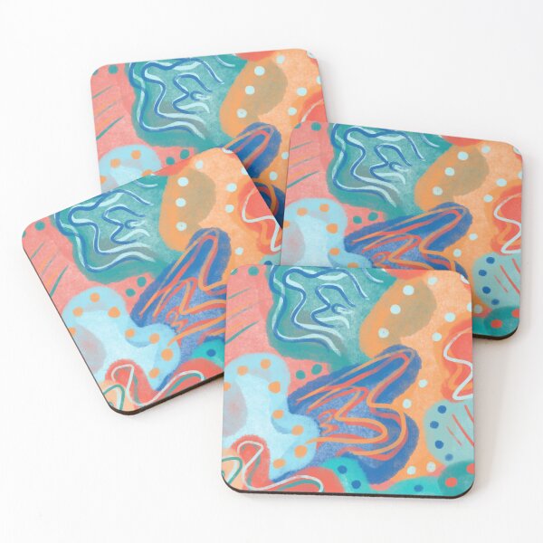 Item preview, T R O P I C - fun colorful abstract background designed and sold by julesanderson.