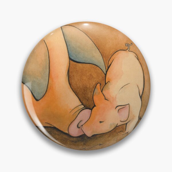Item preview, Mother pig and baby piglet - farm animals, rustic, country, rural - "Nuzzle"  designed and sold by Carye VanDerPol Mahoney.
