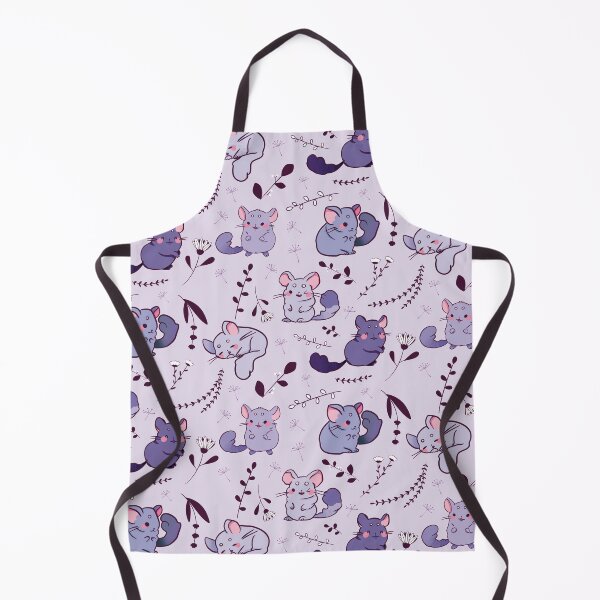 Item preview, Chinchilla- Cute Purple and White Cartoon Animal Pattern designed and sold by TheRainbowRoom.