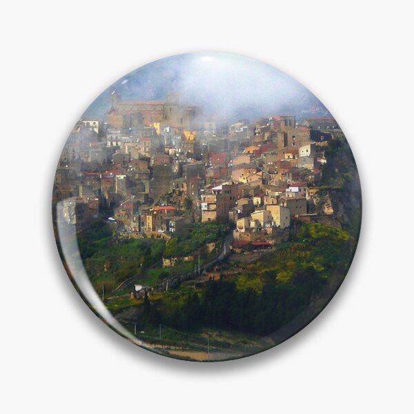 Item preview, Calascibetta in Fog, Sicily, Italy designed and sold by Igor Pozdnyakov.