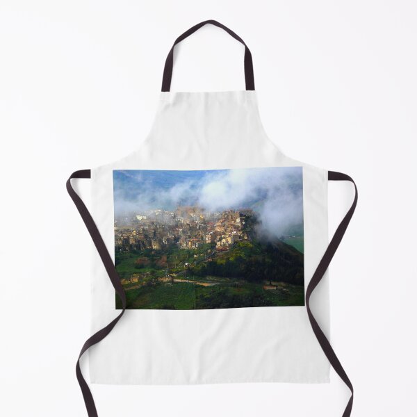 Item preview, Calascibetta in Fog, Sicily, Italy designed and sold by Igor Pozdnyakov.