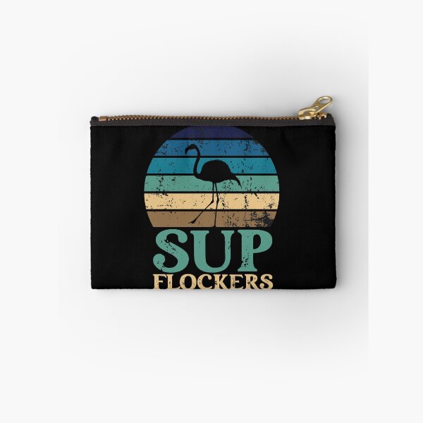 Item preview, Sup Flockers Pink Flamingo Lover Funny Distressed Vintage  designed and sold by 1stAmendMerch.
