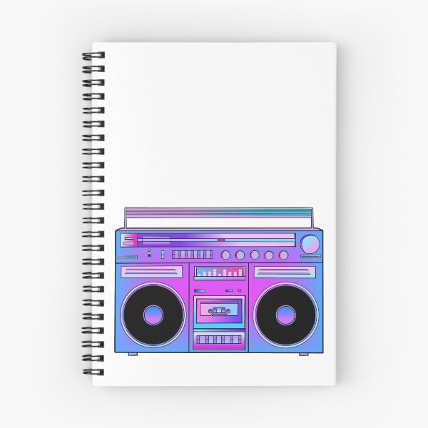 Item preview, Musical Cotton Candy Blue Pink Boombox  designed and sold by Deborah Camp.