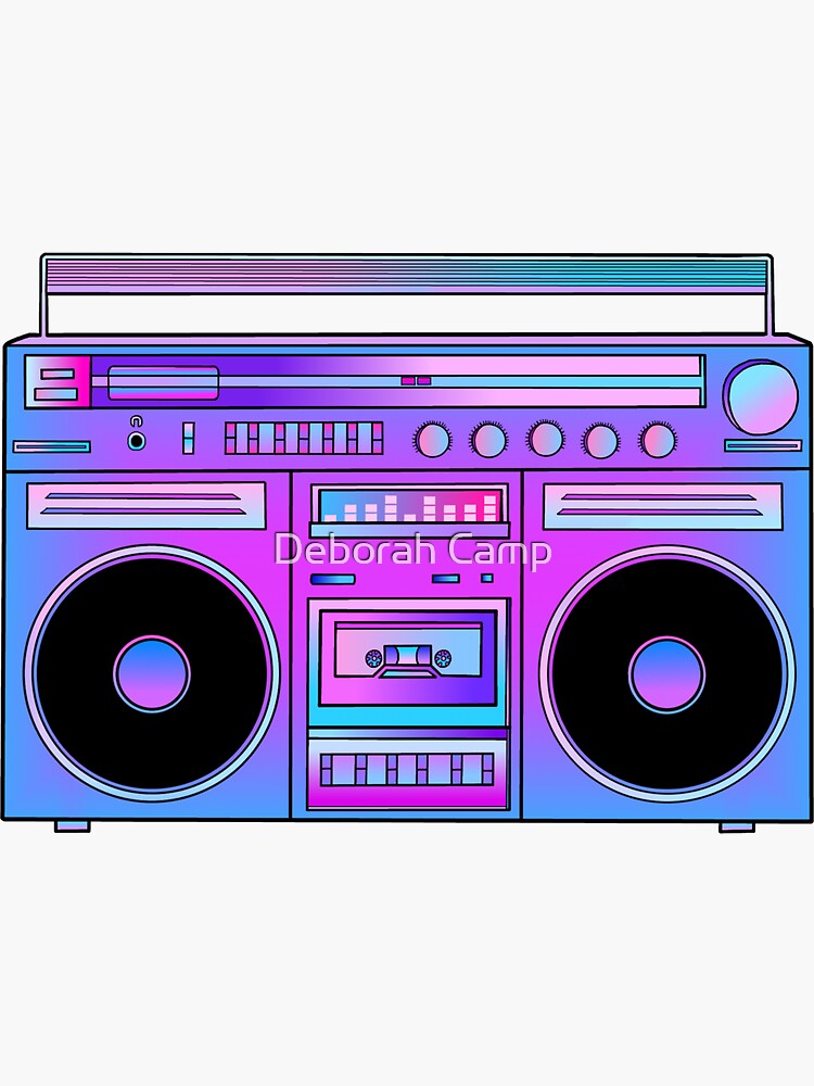 Vintage Totally 80s Disco Music Radio Tape Classic Sticker