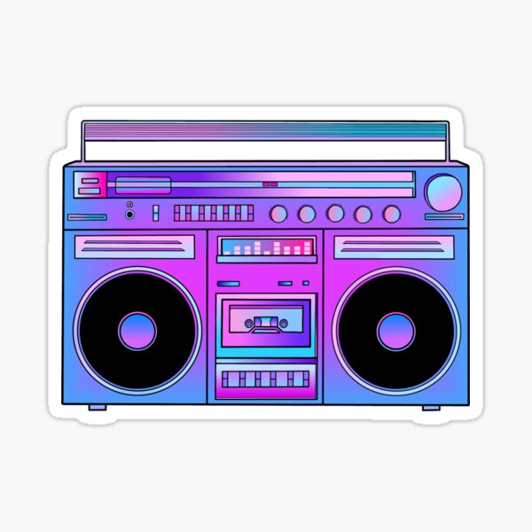 Jouet Musical Pour Enfants Magnétophone Lecteur De Cassettes Dessiné En  Style Cartoon