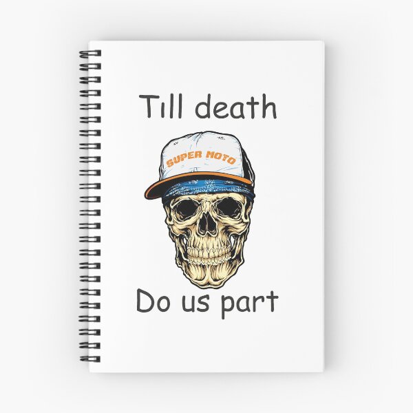 Item preview, Skull Supermoto Until Death Do Us Part designed and sold by sidollar.