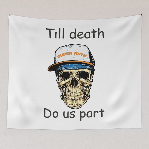 Item preview, Skull Supermoto Until Death Do Us Part designed and sold by sidollar.
